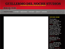 Tablet Screenshot of guillermodelnoche.com
